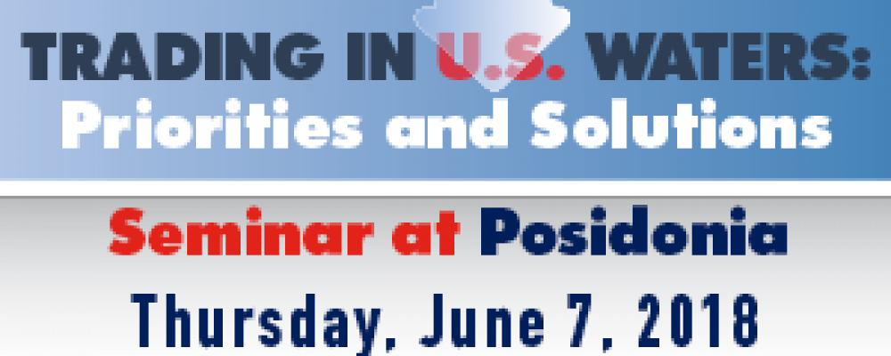 Trading in U.S. Waters seminars during Posidonia 2018